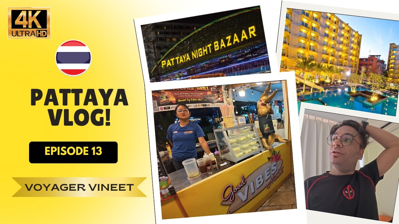 Episode 13 Thailand 🇹🇭 | Pattaya Vlog - Bella Express Hotel Room Tour Pattaya Walk | VoyagerVineet