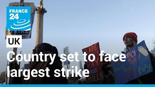 UK set to face largest strike in years as teachers, civil servants, train drivers stop work