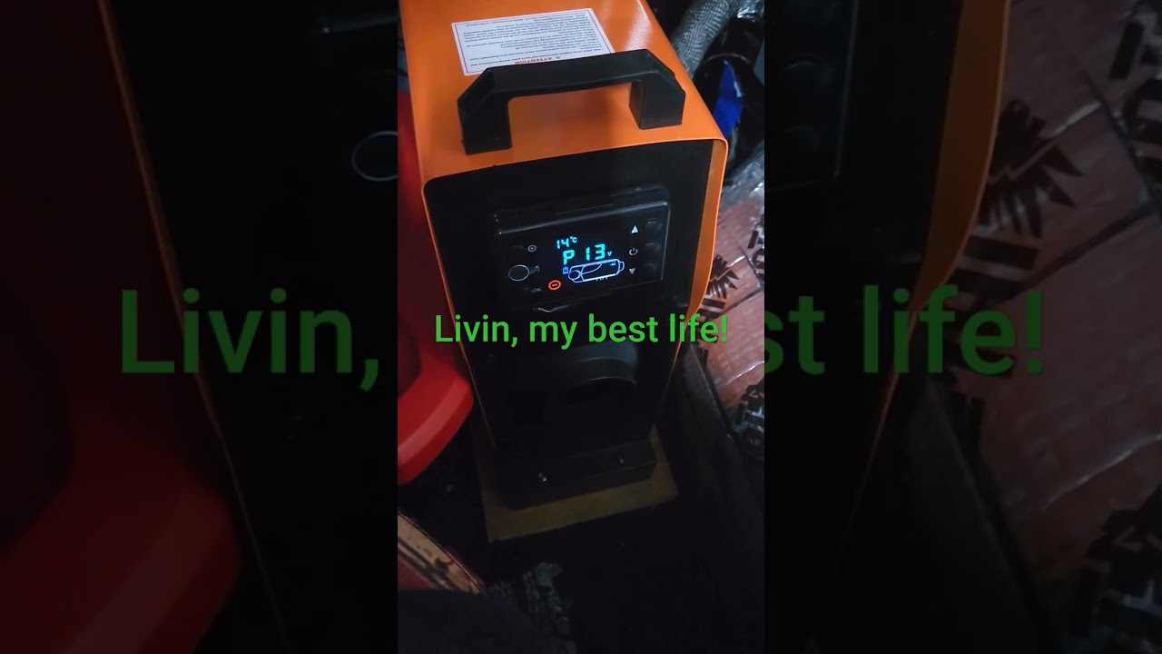 NEW Diesel heater! Thanks, Jonnie @midwestvanbuilders. 