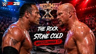 The Rock vs Stone Cold Steve Austin 🔥 WrestleMania 17 Rematch | WWE 2K25 PS5 Gameplay