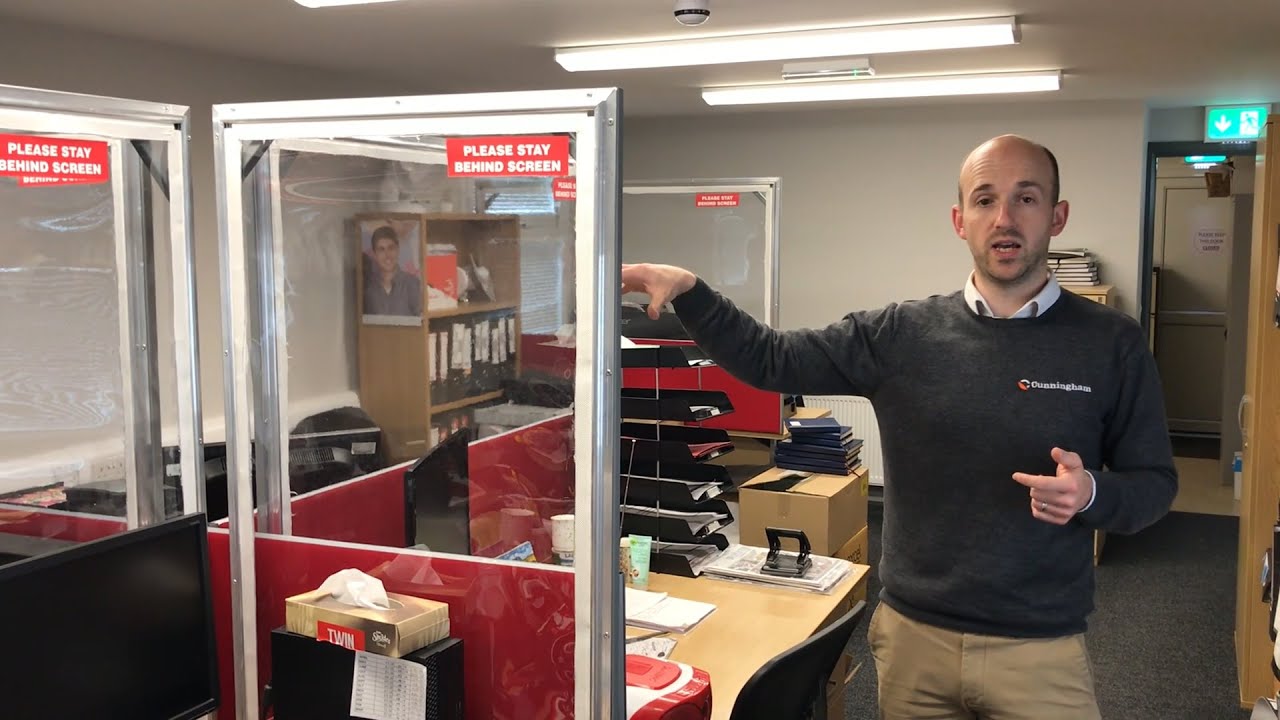 Office Partition Screens Cunningham Covers YouTube