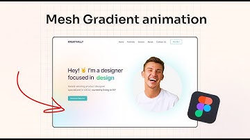 (বাংলা) How to make Mesh Gradient animation in Figma - Md Azizul