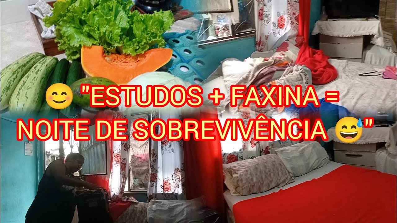 - Noite de estudos: quando a faxina não pode esperar 🕒