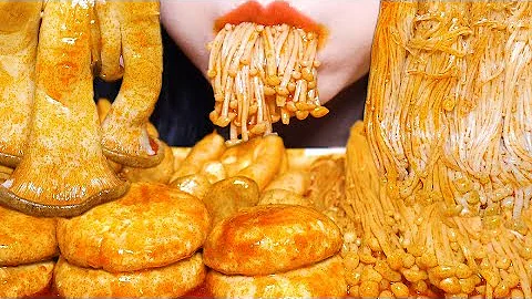 [ASMR] SPICY MUSHROOM│불닭 버섯 Eating sound│Mukbang│먹방│리얼사운드