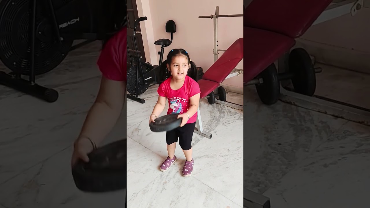 Tiny Trainer, Big Energy! ? #NoorWorkout #energyboost #motivationalvideo