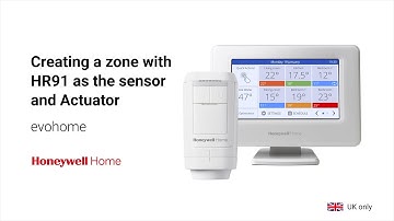 Creating a Zone on Honeywell Home evohome with HR91 as Sensor and Actuator