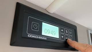 Celebrity Control panel demonstration in a Coachman Profile