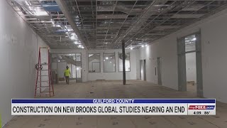Construction on new Brooks Global Studies nearing an end in Guilford County