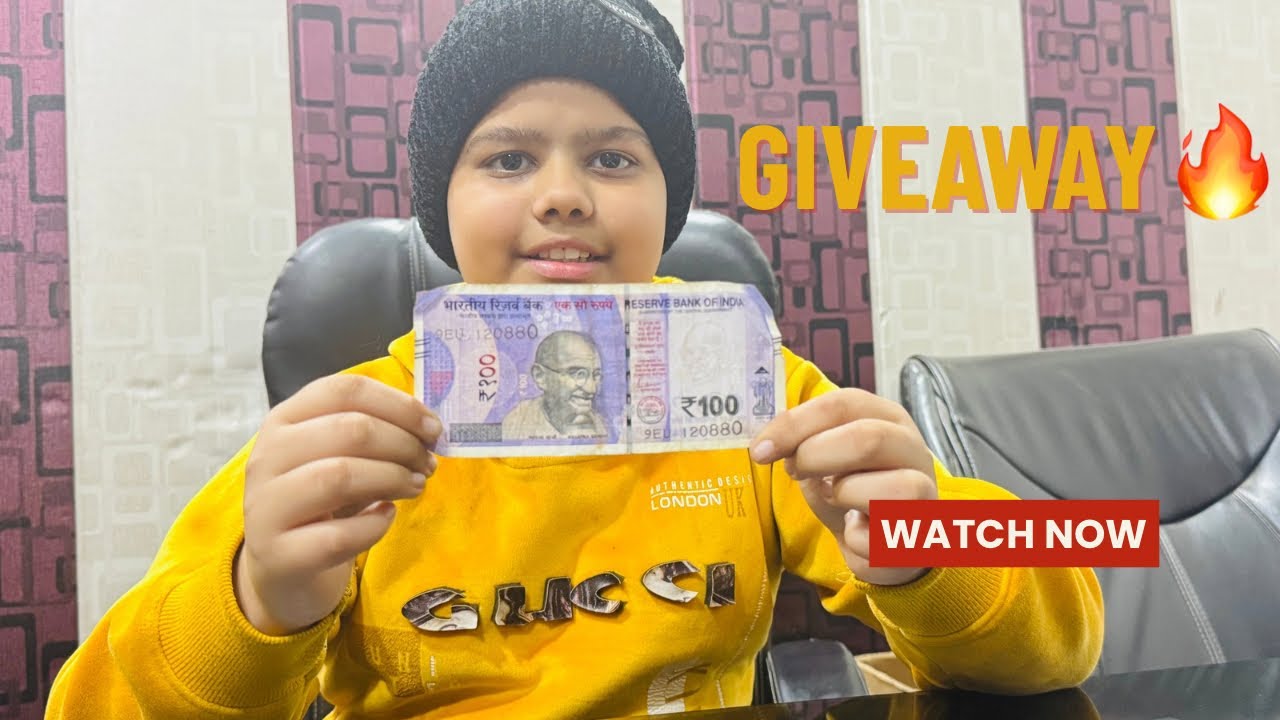 100 Rs Giveaway 