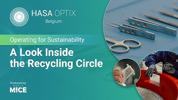 Operating for Sustainability by HASA OPTIX: A Look Inside the Recycling Circle