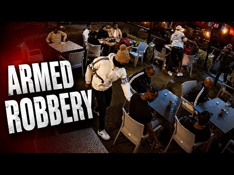 Armed robbers rob customers in a restaurant in Westlands, Nairobi