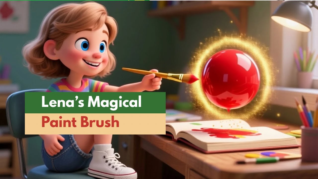 Lena’s Magical Paint Brush | Grace Does Ai