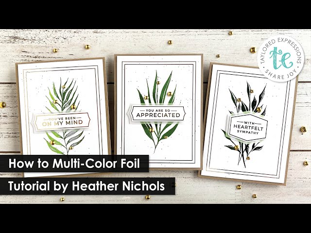Multi-colored Foiling Tutorial | ‪@pinefeather‬