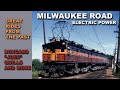 Milwaukee road electric locomotives  color movie films