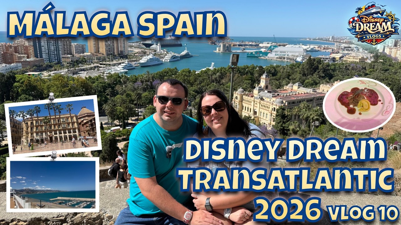 Disney Dream Transatlantic Cruise | Vlog 10 | May 2026 | Malaga | Sightseeing | Market | Shops |