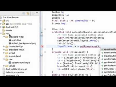 Android Application Development Tutorial   42   Using BitmapFactory and InputStream to set Bitmap   YouTube