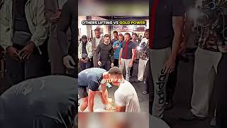 Others Lifting VS GOLD STRENGTH 🤯 #shorts #respect #youtubeshorts