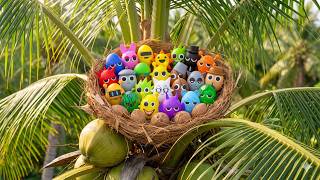 🌴🥚 Secret Sprunki Egg Nest Hidden in the Coconut Tree! The Adventure Begins! 🔍✨