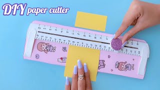 DIY ruler paper cutter / Handmade paper cutter / Diy paper cutter with  ruler