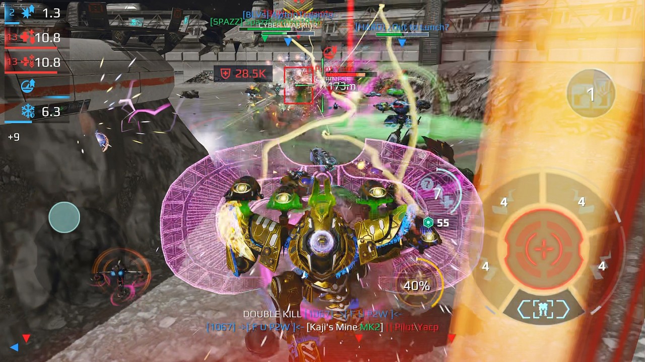 Running with @spazzgaming1976 and crew | War Robots gameplay