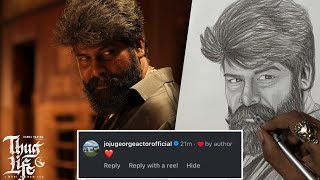 Joju George Thug Life Drawing for Beginners | Easy & Realistic 💯