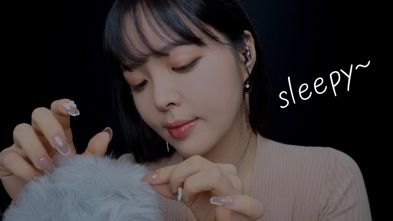 asmr-massaging-your-scalp-fluffy-mic-stroking-mouth-sounds-youtube