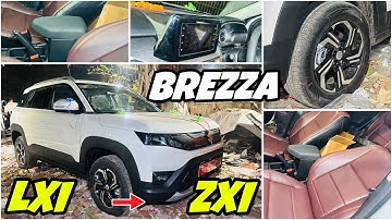 Maruti Brezza modified to GRAND VITARA😳❌ Brezza facelift Modified ✅ maruti Brezza Lxi to Zxi Plus