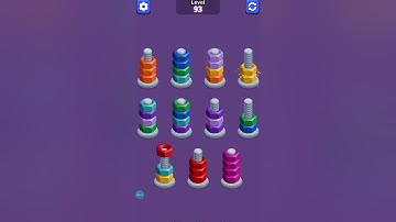 Level 93! #coloursort #nutsort #games #shorts