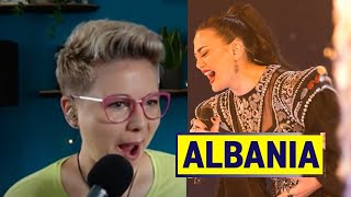 Albania -❤️ - Eurovision 2023 Vocal Coach Analysis and Reaction