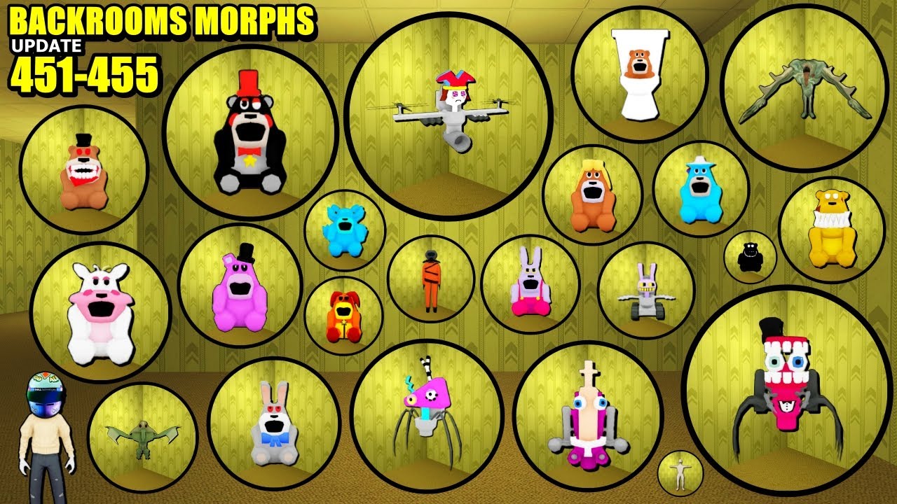 Update 451 455 How To Get 21 NEW BACKROOMS MORPHS roblox update 451 455 how to get 21 new backrooms morphs roblox