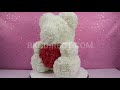 Artificial Flowers Rose Bear