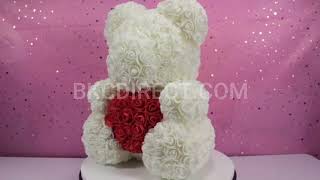 Artificial Flowers Rose Bear