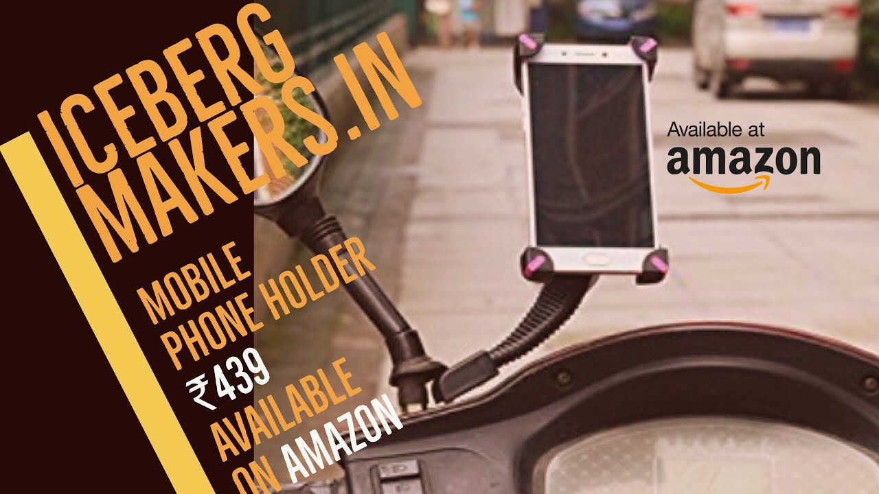 Mobile Holder for scooter and motorcycle unboxing and installation