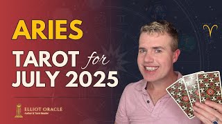 Aries July 2025 Monthly Tarot Reading Zodiac Astrology Horoscope ElliotOracle