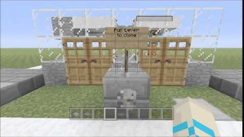 Minecraft Xbox- Cloning machine!