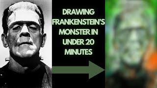 Drawing Frankenstein's Monster in Under 20 Minutes