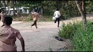 Raagavindra Polytechnic College Sports Time With Students