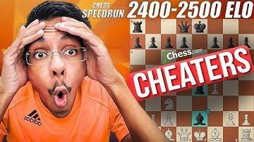 EXPOSING ONLINE CHEATING | Chess Rating Climb 2400 to 2500 ELO