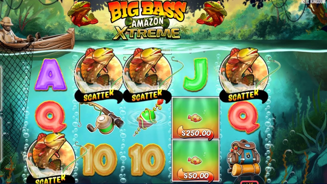 BIG BASS AMAZON XTREME EPIC GAMEPLAY 4 SCATTERS ENTRY BONUS BUY ONLINE ...