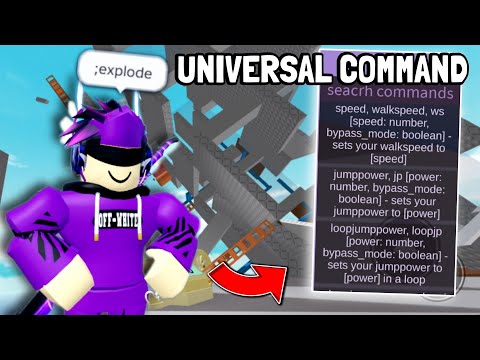 FE UNIVERSAL ADMIN COMMANDS SCRIPT - ROBLOX SHOWCASE