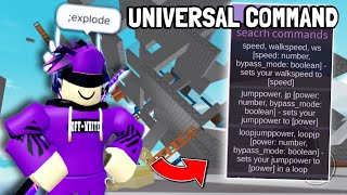 FE UNIVERSAL ADMIN COMMANDS SCRIPT - ROBLOX SHOWCASE