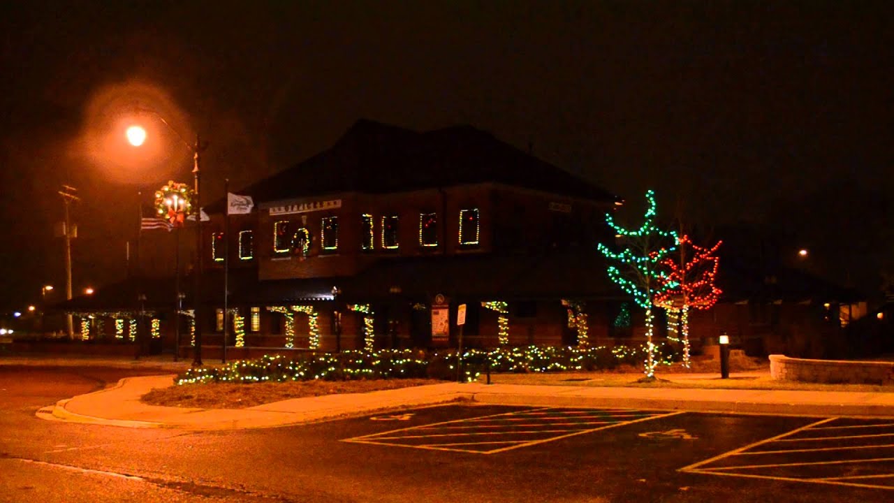 Kankakee depot Christmas lights Kankakee, IL YouTube