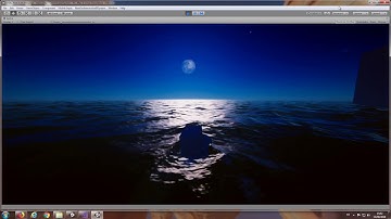 day / night cycle tests with Azure and Crest (Water type 1)