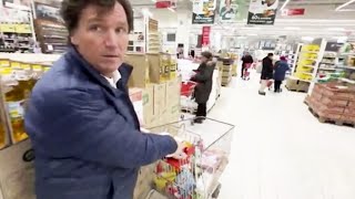 Tucker Carlson's Russian grocery stunt is pathetic propaganda