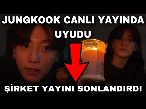 JUNGKOOK canlı yayında uykuya dalıp horladı! 🤪Şirket YAYINI SONLANDIRDI!