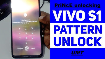 #VivoS1 #VIVO S1(1907) Pattern Lock & Frp Bypass Umt/How to unlock Vivo S1 Pattran With Umt