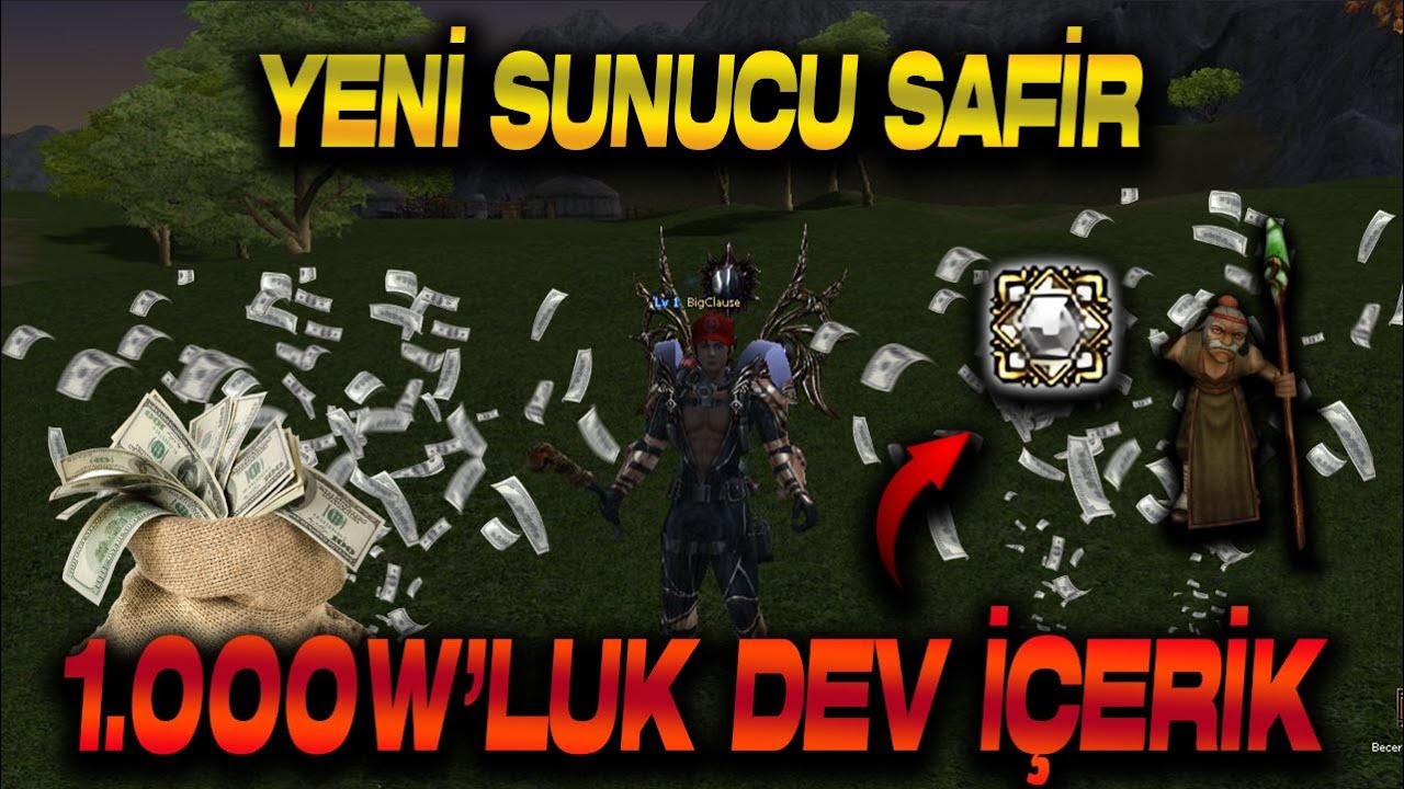 1.000W'LUK DEV İÇERİK METİN2 YENİ SUNUCU SAFİR #4
