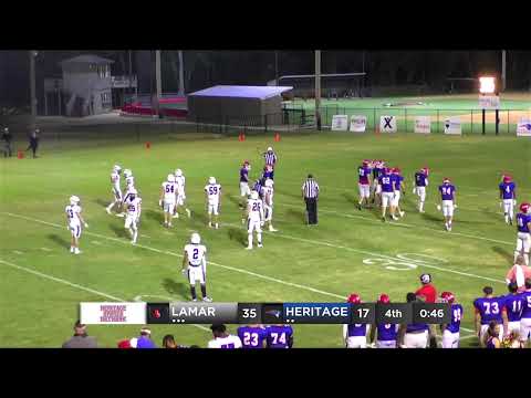 Heritage Academy vs Lamar School | WEEK 6 V. FB | (9.22.23)