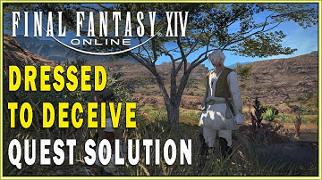 FINAL FANTASY XIV - Dressed to Deceive Quest Solution | FFXIV How to Solve Dressed to Deceive Quest