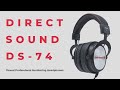 DS-74 密閉型ヘッドホン / DIRECT SOUND - YouTube